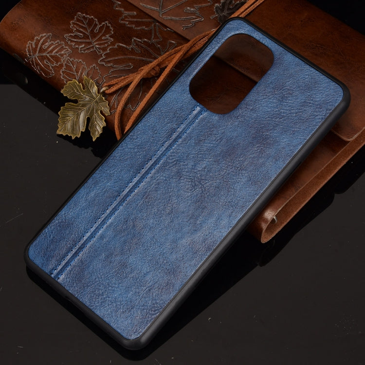 For Xiaomi Redmi K40 / K40 Pro Shockproof Sewing Cow Pattern Skin PC + PU + TPU Case