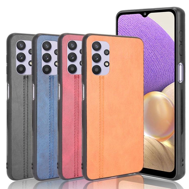 For OPPO A93 5G Shockproof Sewing Cow Pattern Skin PC + PU + TPU Case