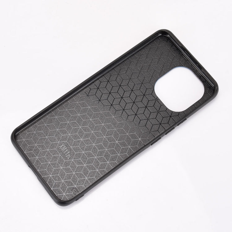 For Xiaomi Mi 11 Shockproof Sewing Cow Pattern Skin PC + PU + TPU Case