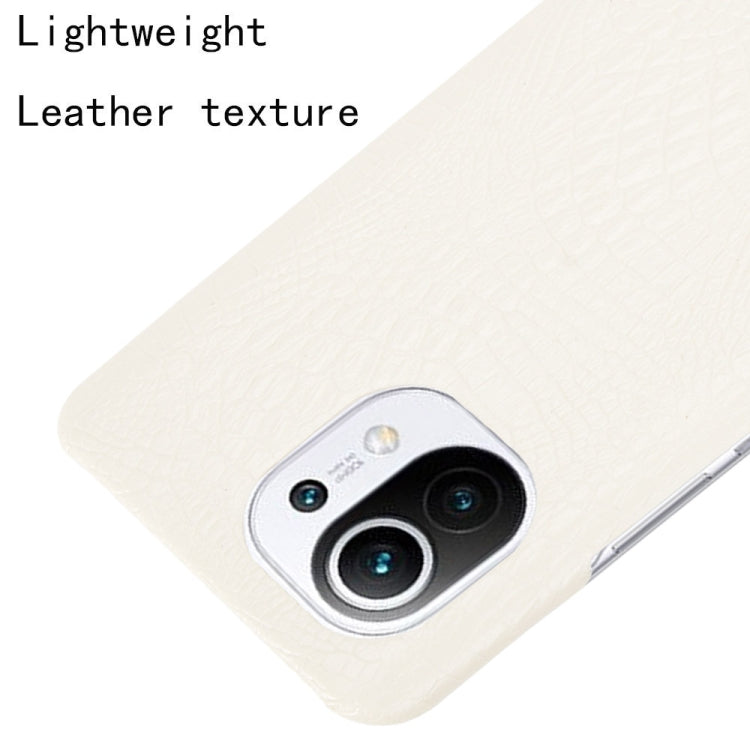 For Xiaomi Mi 11 Shockproof Crocodile Texture PC + PU Case