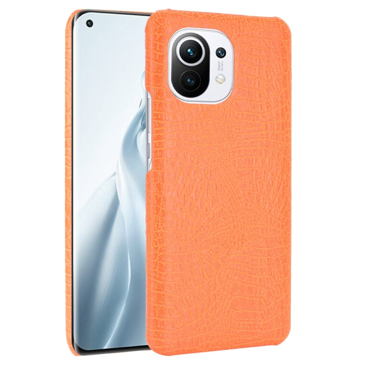 For Xiaomi Mi 11 Shockproof Crocodile Texture PC + PU Case
