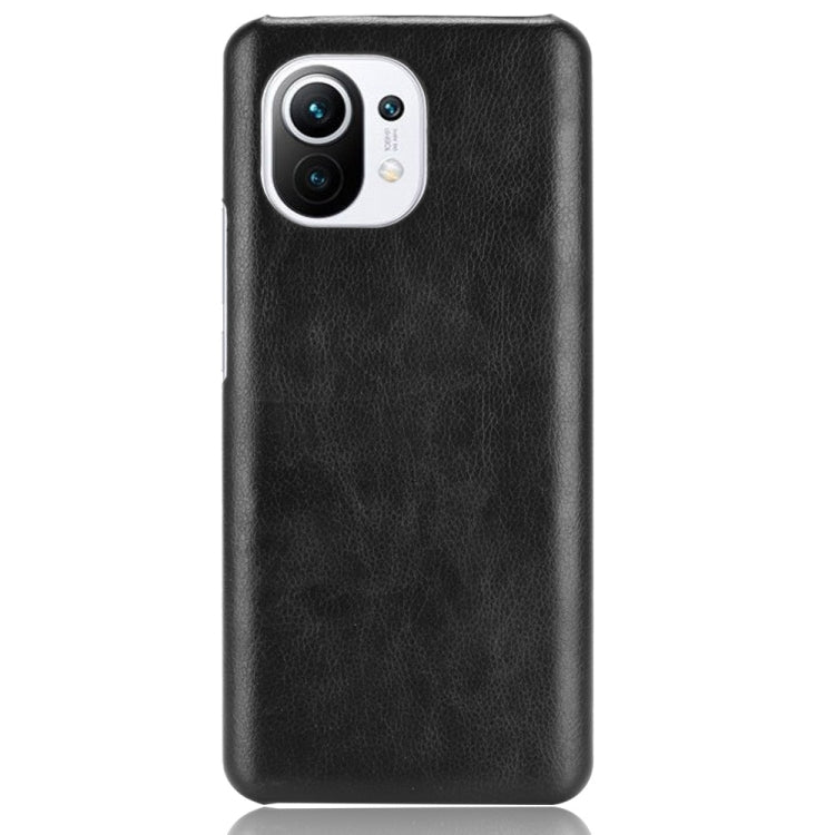For Xiaomi Mi 11 Shockproof Litchi Texture PC + PU Case