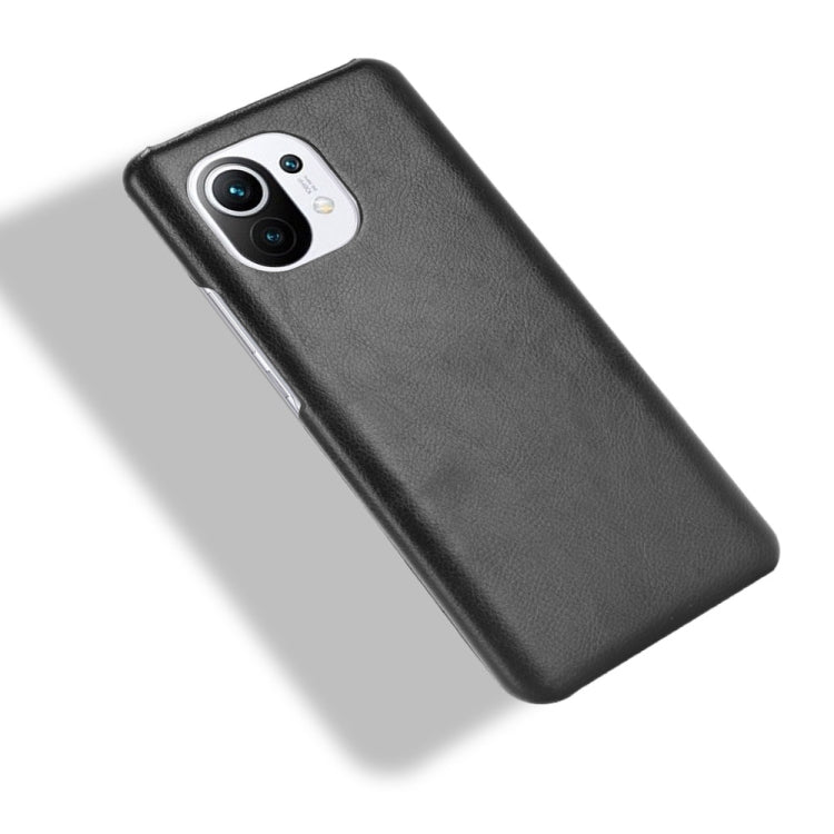For Xiaomi Mi 11 Shockproof Litchi Texture PC + PU Case