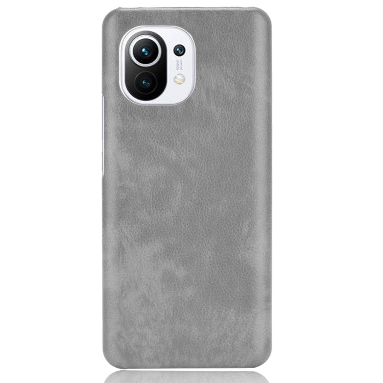 For Xiaomi Mi 11 Shockproof Litchi Texture PC + PU Case