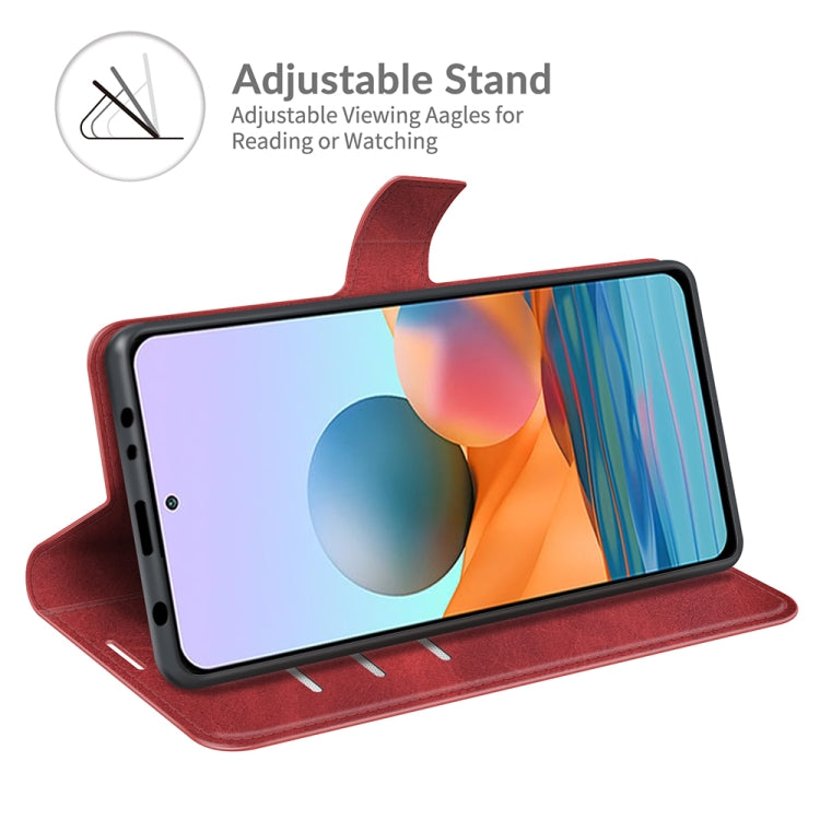 For Xiaomi Redmi Note 10 Pro Retro Calf Pattern Buckle Horizontal Flip Leather Case with Holder & Card Slots & Wallet