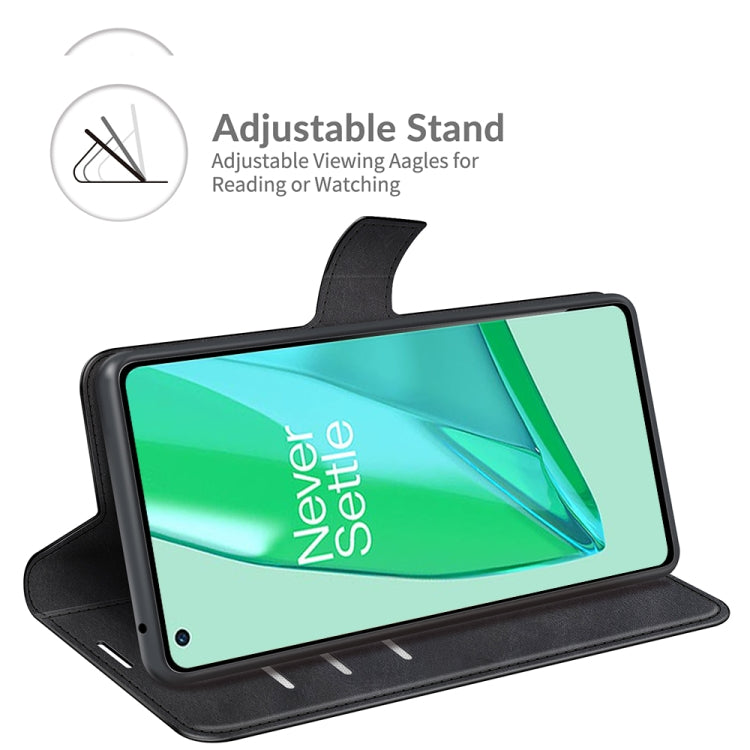 For OnePlus 9 Pro Retro Calf Pattern Buckle Horizontal Flip Leather Case with Holder & Card Slots & Wallet