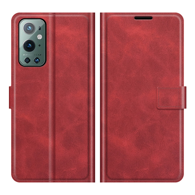 For OnePlus 9 Pro Retro Calf Pattern Buckle Horizontal Flip Leather Case with Holder & Card Slots & Wallet
