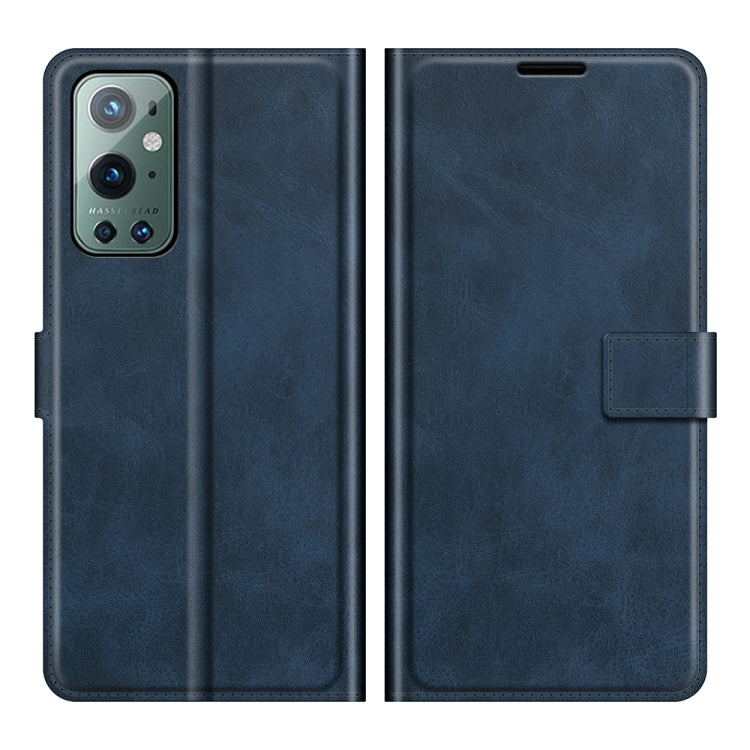 For OnePlus 9 Pro Retro Calf Pattern Buckle Horizontal Flip Leather Case with Holder & Card Slots & Wallet