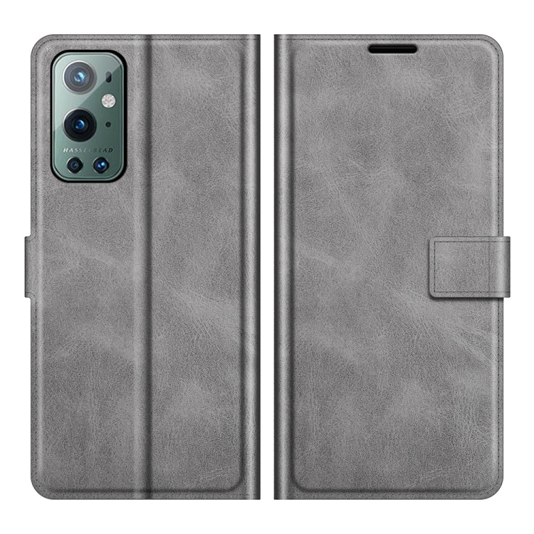 For OnePlus 9 Pro Retro Calf Pattern Buckle Horizontal Flip Leather Case with Holder & Card Slots & Wallet
