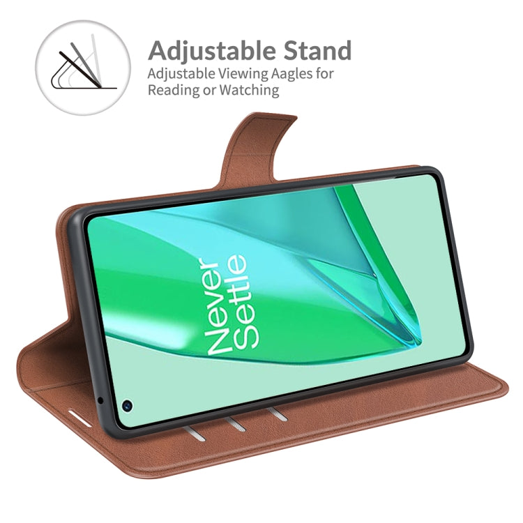 For OnePlus 9 Pro Retro Calf Pattern Buckle Horizontal Flip Leather Case with Holder & Card Slots & Wallet