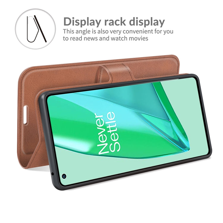 For OnePlus 9 Pro Retro Calf Pattern Buckle Horizontal Flip Leather Case with Holder & Card Slots & Wallet