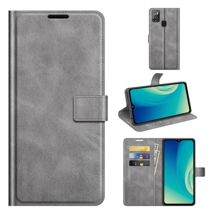 For ZTE Blade A7S 2020 Retro Calf Pattern Buckle Horizontal Flip Leather Case with Holder & Card Slots & Wallet