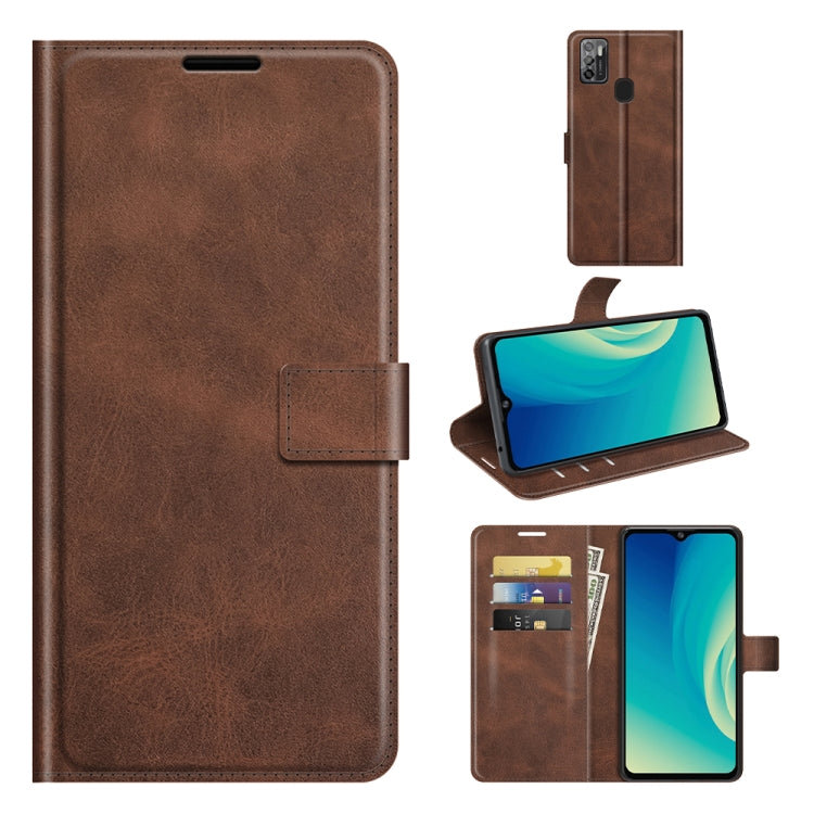 For ZTE Blade A7S 2020 Retro Calf Pattern Buckle Horizontal Flip Leather Case with Holder & Card Slots & Wallet