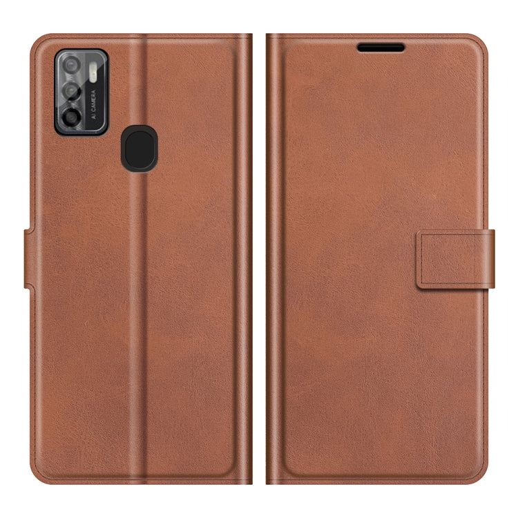 For ZTE Blade A7S 2020 Retro Calf Pattern Buckle Horizontal Flip Leather Case with Holder & Card Slots & Wallet