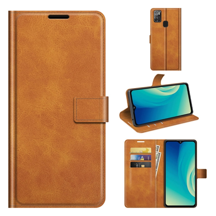 For ZTE Blade A7S 2020 Retro Calf Pattern Buckle Horizontal Flip Leather Case with Holder & Card Slots & Wallet
