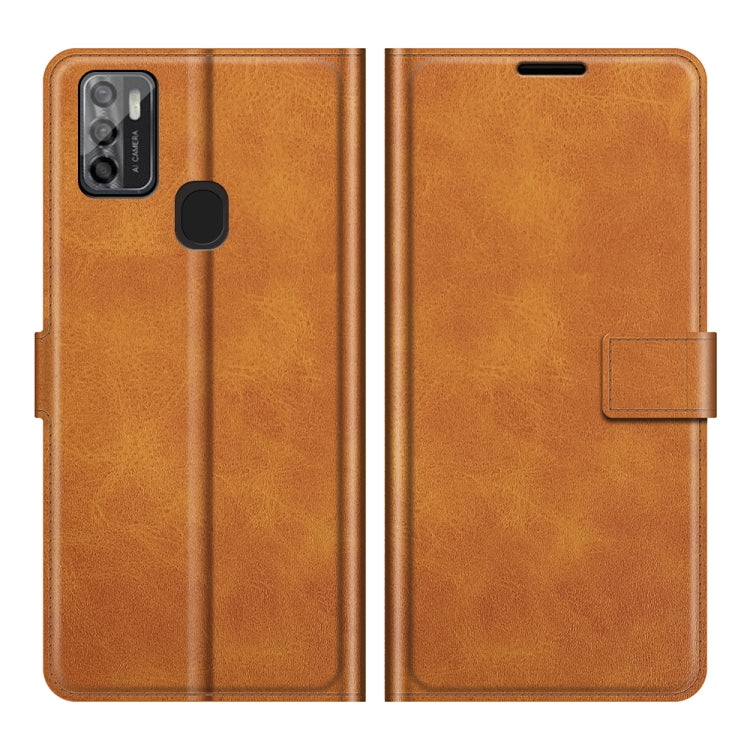 For ZTE Blade A7S 2020 Retro Calf Pattern Buckle Horizontal Flip Leather Case with Holder & Card Slots & Wallet