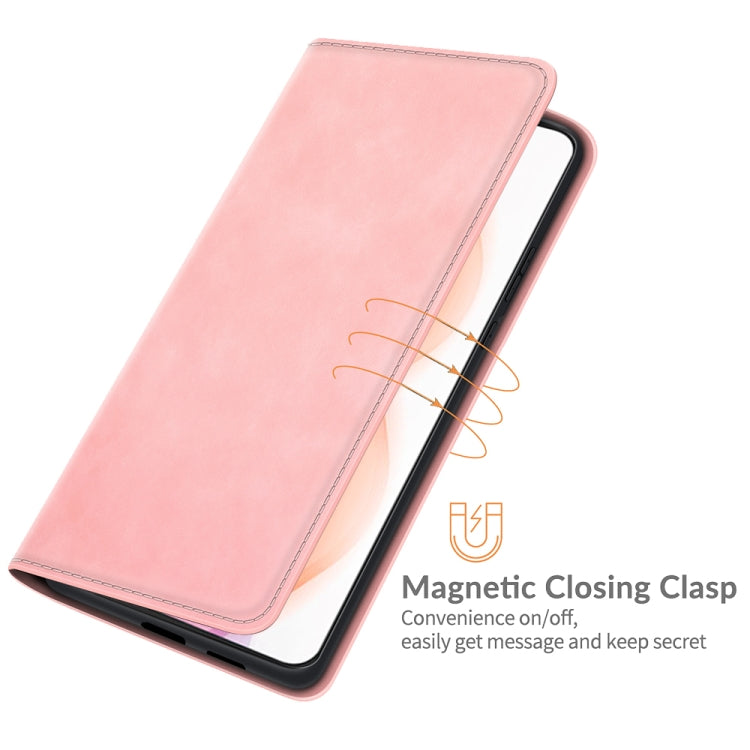 For Motorola Moto G Play 2021 Retro-skin Business Magnetic Suction Leather Case with Holder & Card Slots & Wallet