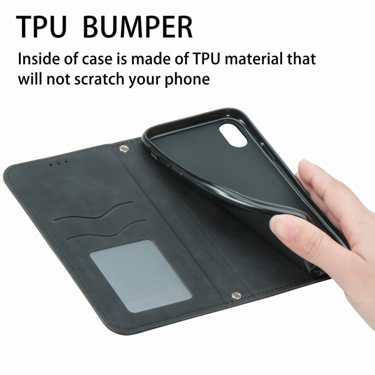 For Samsung Galaxy A02 Retro Skin Feel Business Magnetic Horizontal Flip Leather Case with Holder & Card Slots & Wallet & Photo Frame