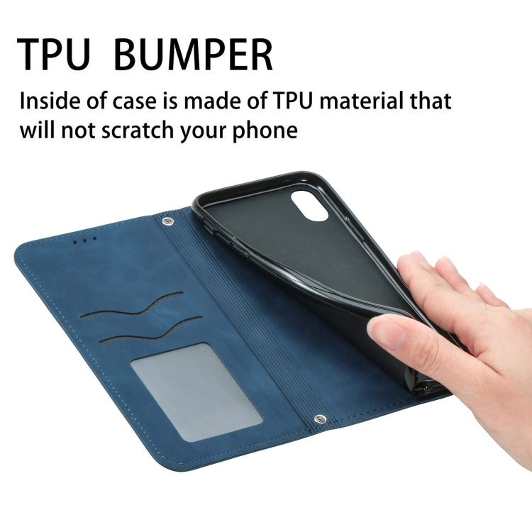 For OPPO Reno5 Pro 5G Retro Skin Feel Business Magnetic Horizontal Flip Leather Case with Holder & Card Slots & Wallet & Photo Frame