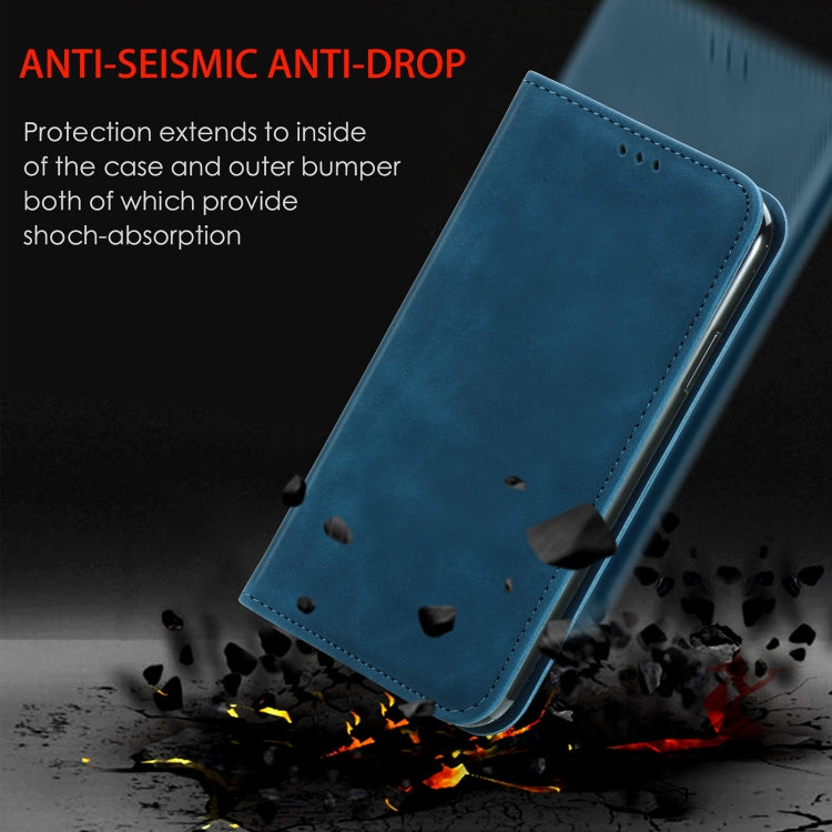 For OPPO Reno5 Pro 5G Retro Skin Feel Business Magnetic Horizontal Flip Leather Case with Holder & Card Slots & Wallet & Photo Frame