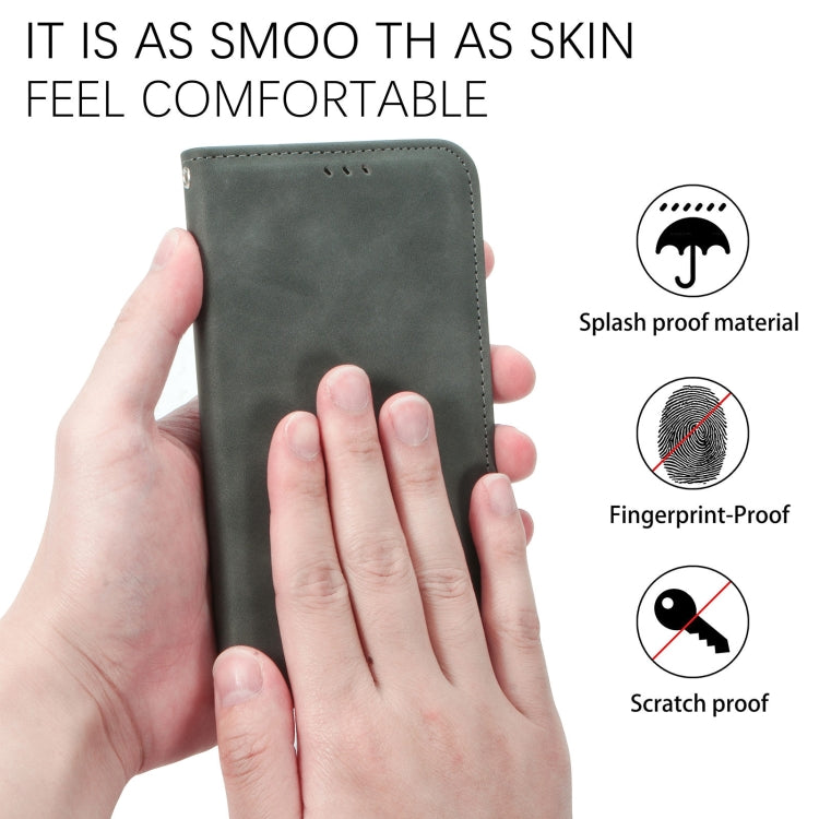For OPPO Reno5 Pro 5G Retro Skin Feel Business Magnetic Horizontal Flip Leather Case with Holder & Card Slots & Wallet & Photo Frame