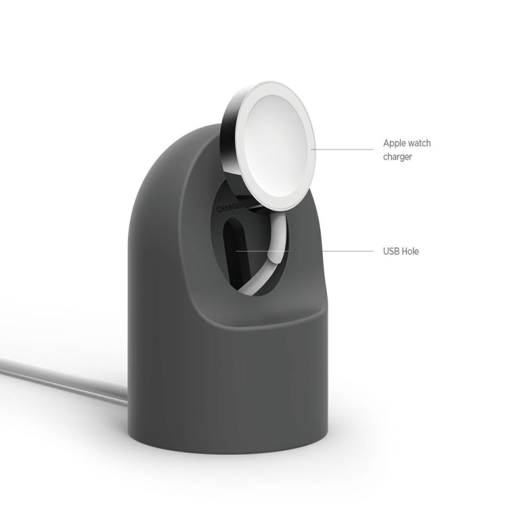 Retro Round Base Silicone Bracket For Apple Watch