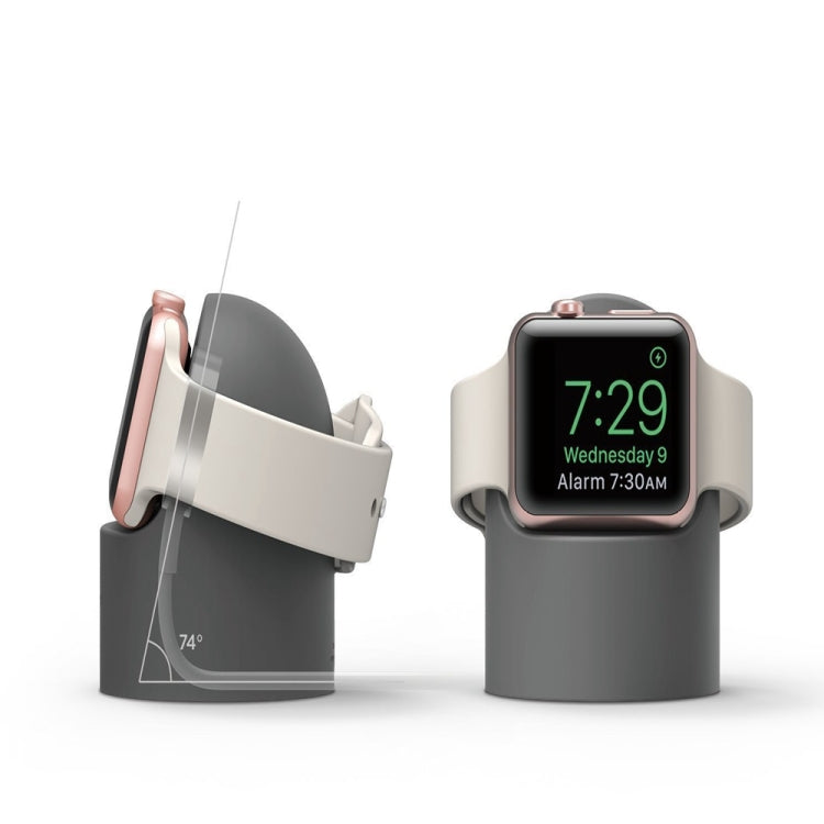 Retro Round Base Silicone Bracket For Apple Watch