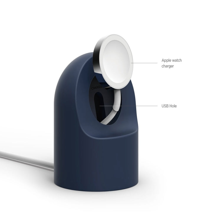 Retro Round Base Silicone Bracket For Apple Watch