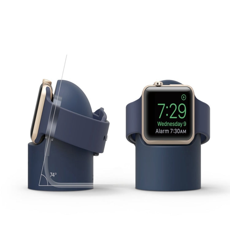 Retro Round Base Silicone Bracket For Apple Watch