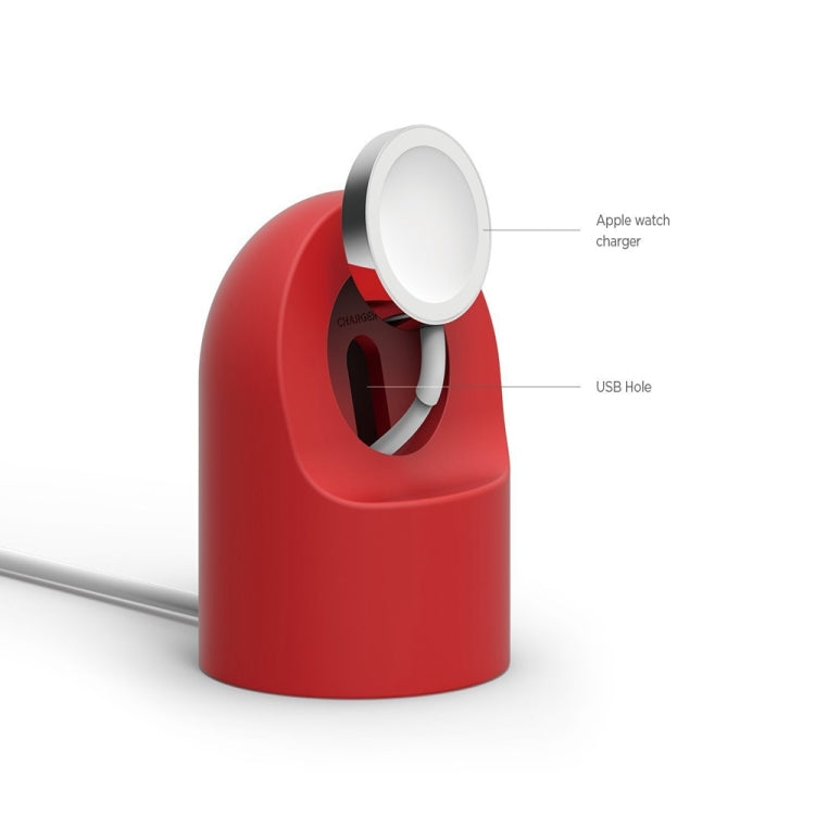 Retro Round Base Silicone Bracket For Apple Watch