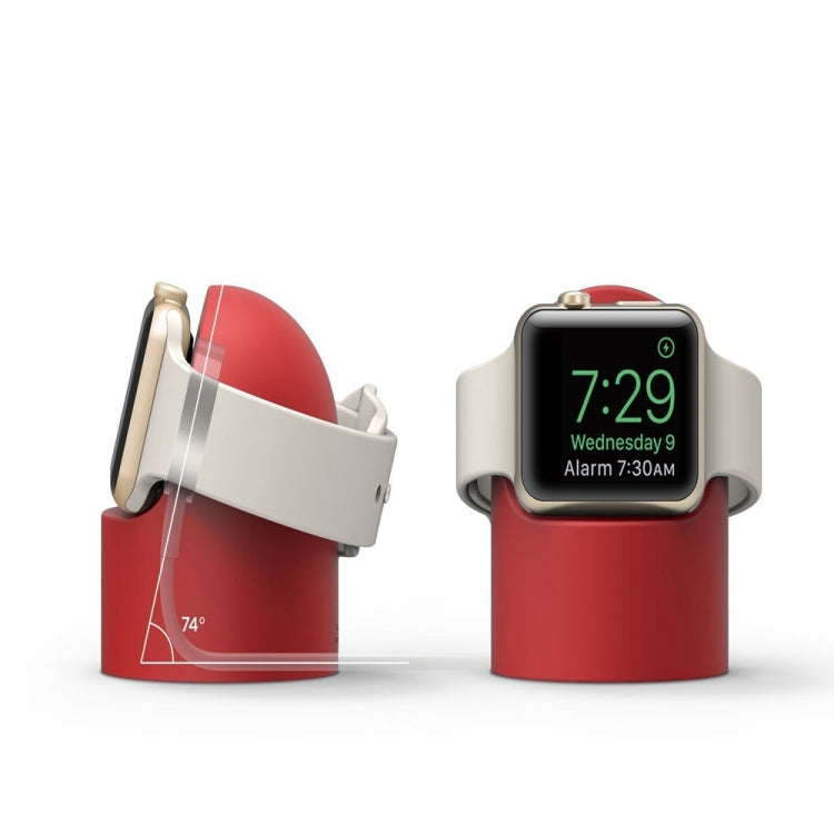 Retro Round Base Silicone Bracket For Apple Watch