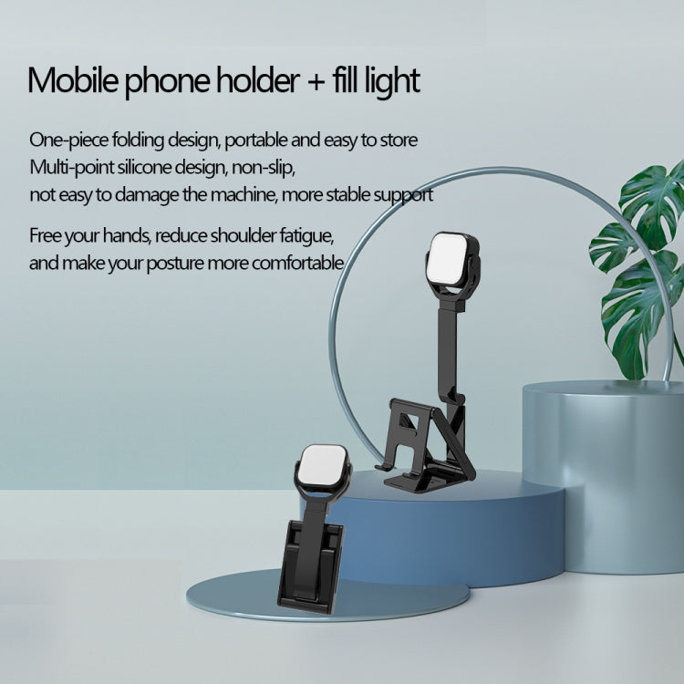 D2 Multi Function Live Short Video Movable Fill light + Bracket Two In One
