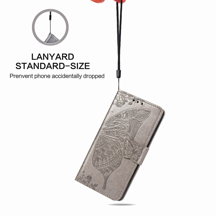For Xiaomi Redmi Note 10 4G Butterfly Love Flower Embossed Horizontal Flip Leather Case with Bracket & Card Slot & Wallet & Lanyard