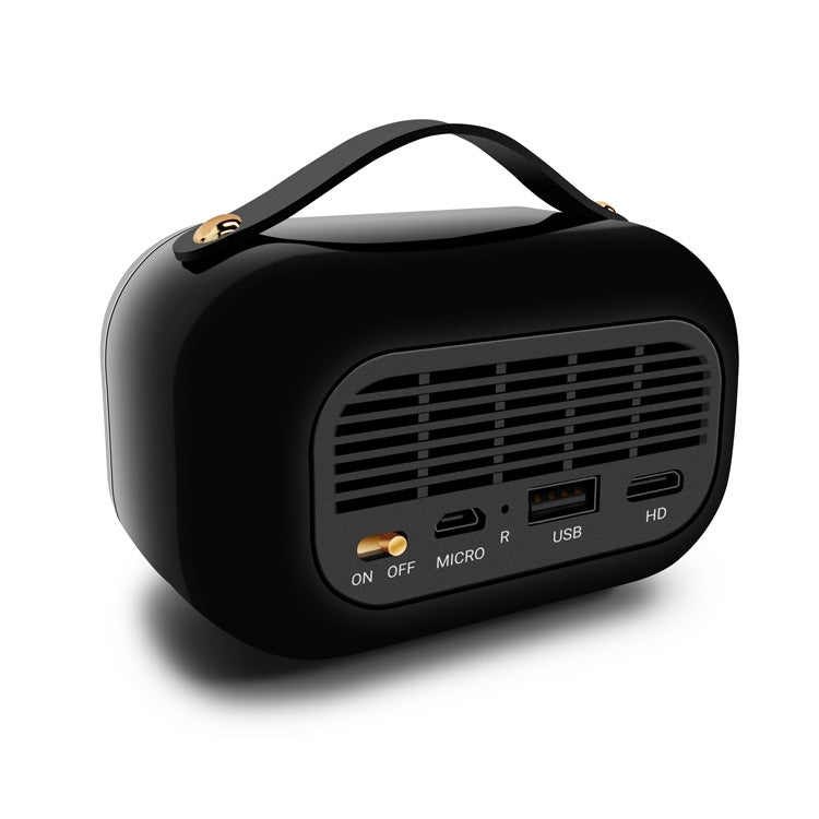 MP168 DLP 4K HD Miniature Projector WiFi Mobile Phone With Screen Mini Portable Smart Home Projector, Power Plug:EU