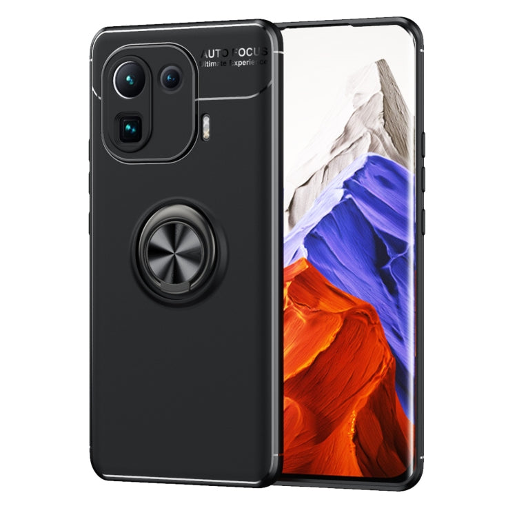 For Xiaomi Mi 11 Pro Metal Ring Holder 360 Degree Rotating TPU Case