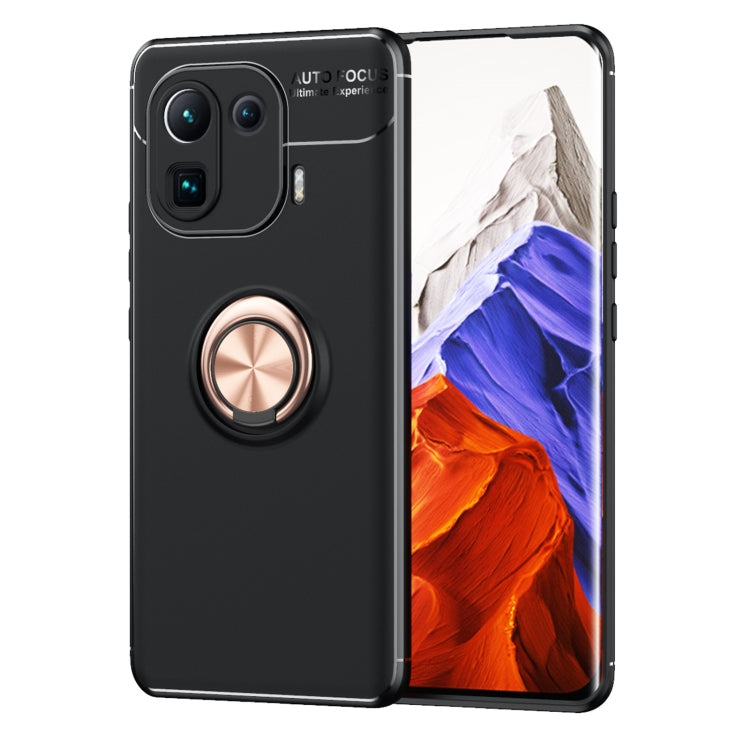 For Xiaomi Mi 11 Pro Metal Ring Holder 360 Degree Rotating TPU Case