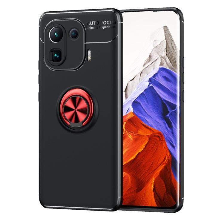 For Xiaomi Mi 11 Pro Metal Ring Holder 360 Degree Rotating TPU Case