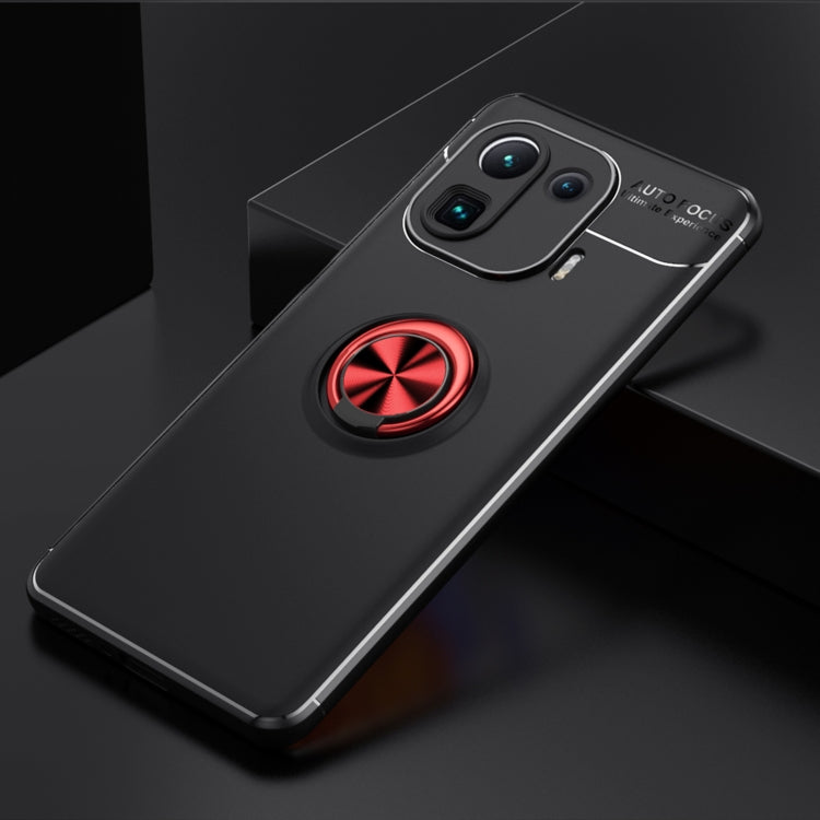 For Xiaomi Mi 11 Pro Metal Ring Holder 360 Degree Rotating TPU Case