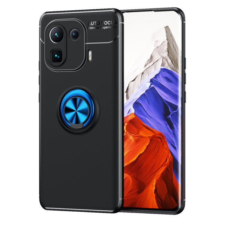 For Xiaomi Mi 11 Pro Metal Ring Holder 360 Degree Rotating TPU Case