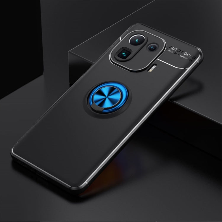 For Xiaomi Mi 11 Pro Metal Ring Holder 360 Degree Rotating TPU Case