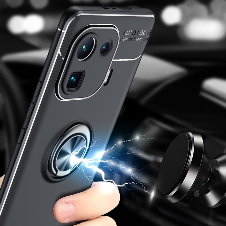 For Xiaomi Mi 11 Pro Metal Ring Holder 360 Degree Rotating TPU Case