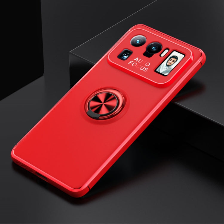 For Xiaomi Mi 11 Ultra Metal Ring Holder 360 Degree Rotating TPU Case