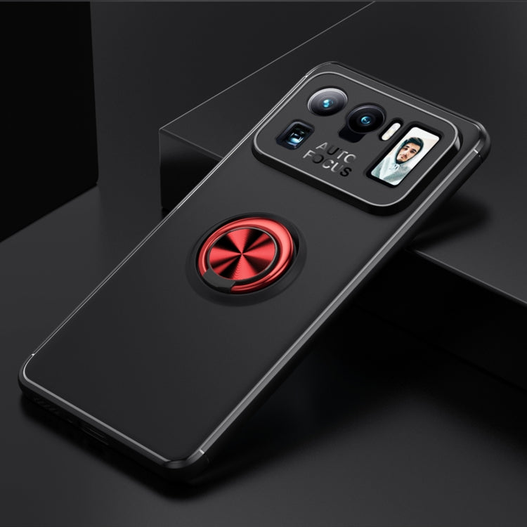 For Xiaomi Mi 11 Ultra Metal Ring Holder 360 Degree Rotating TPU Case