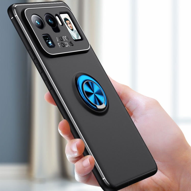 For Xiaomi Mi 11 Ultra Metal Ring Holder 360 Degree Rotating TPU Case