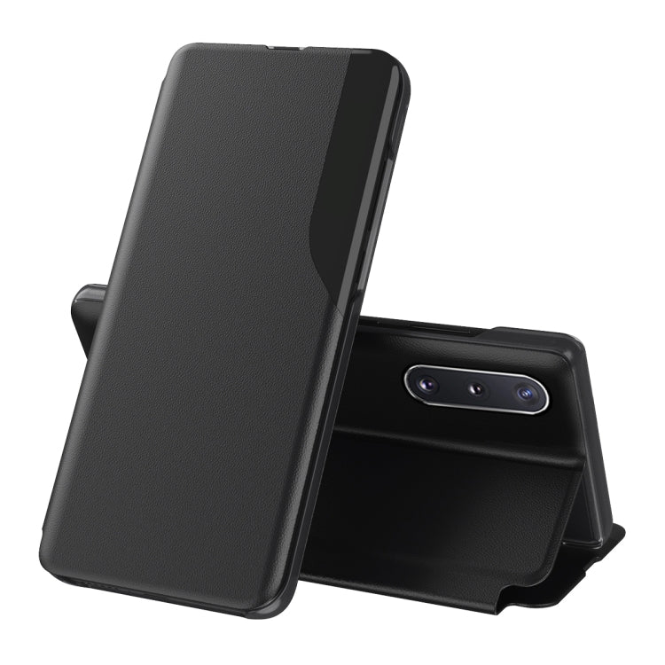 For Samsung Galaxy A02 Attraction Flip Holder Leather Phone Case