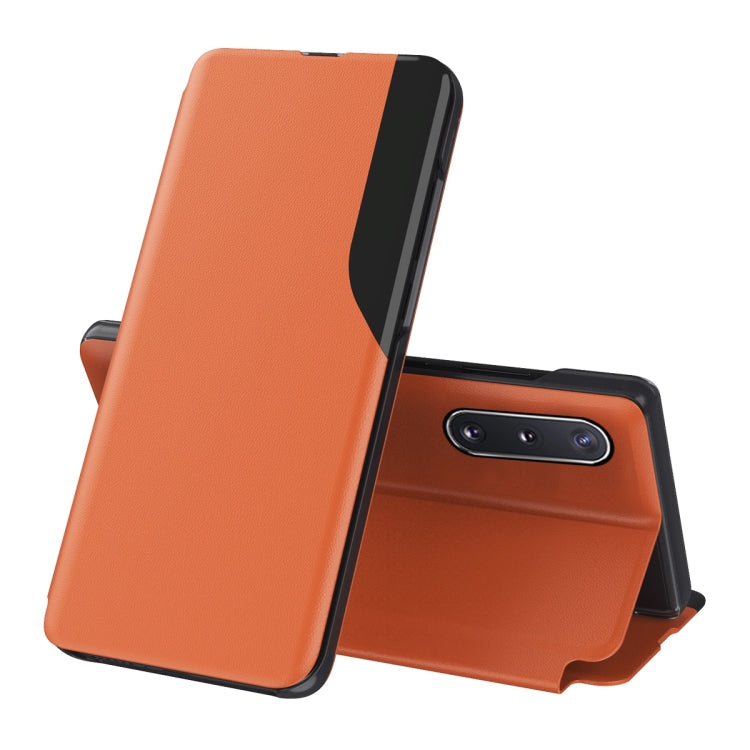 For Samsung Galaxy A02 Attraction Flip Holder Leather Phone Case