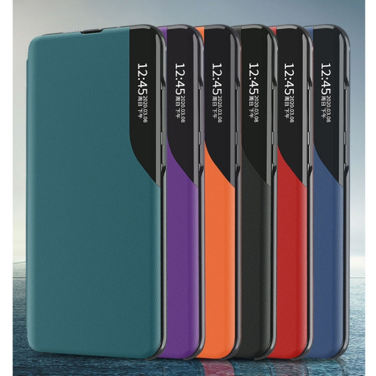 For Samsung Galaxy F62 / M62 Attraction Flip Holder Leather Phone Case