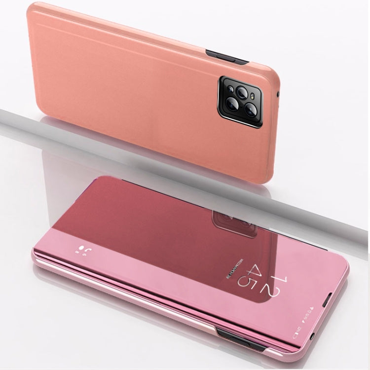 For OPPO Find X3 / Find X3 Pro Plated Mirror Horizontal Flip Leather Case with Holder