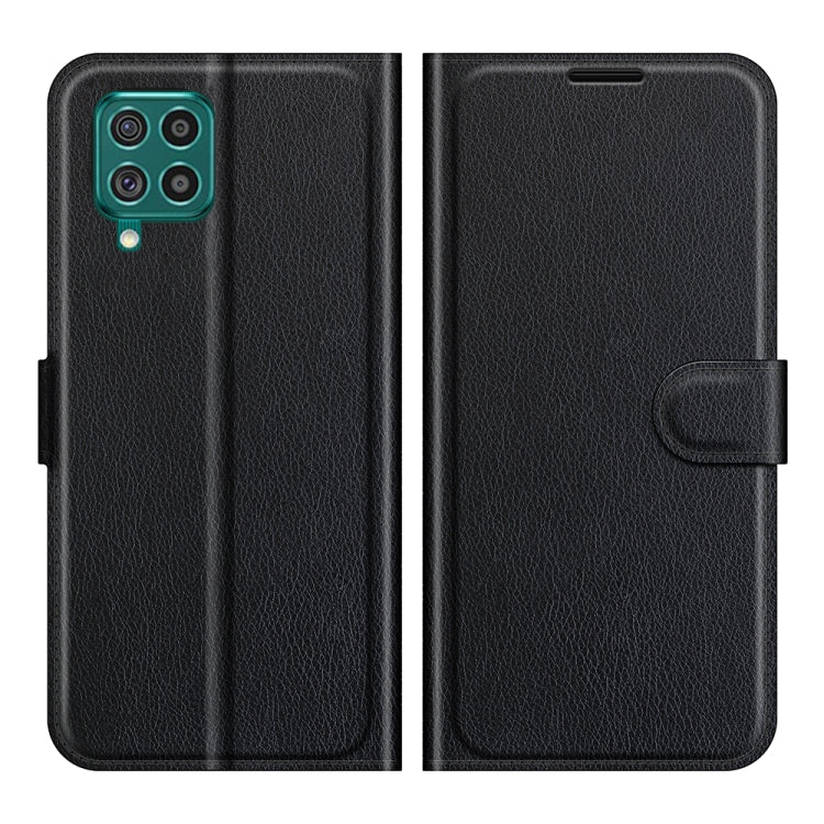 For Samsung Galaxy F62 / M62 Litchi Texture Horizontal Flip Protective Case with Holder & Card Slots & Wallet