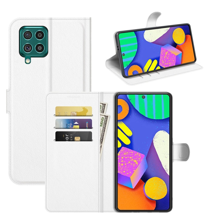 For Samsung Galaxy F62 / M62 Litchi Texture Horizontal Flip Protective Case with Holder & Card Slots & Wallet